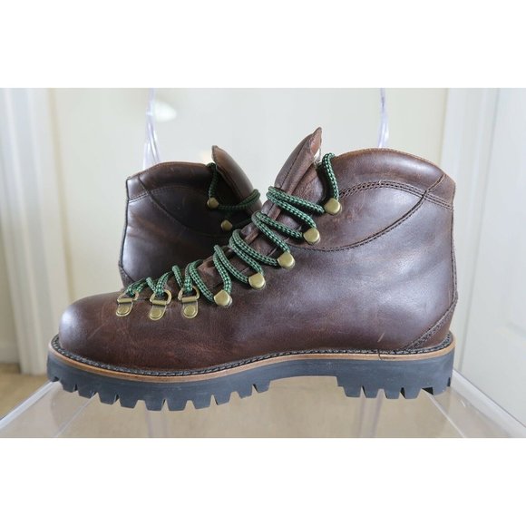 Ralph Lauren Polo Vintage 8.5M Leather Mountaineering Hiking Boots Alpine Trail - Picture 9 of 12